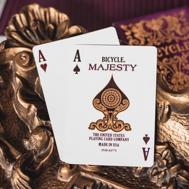 bicycle purple majesty playing cards